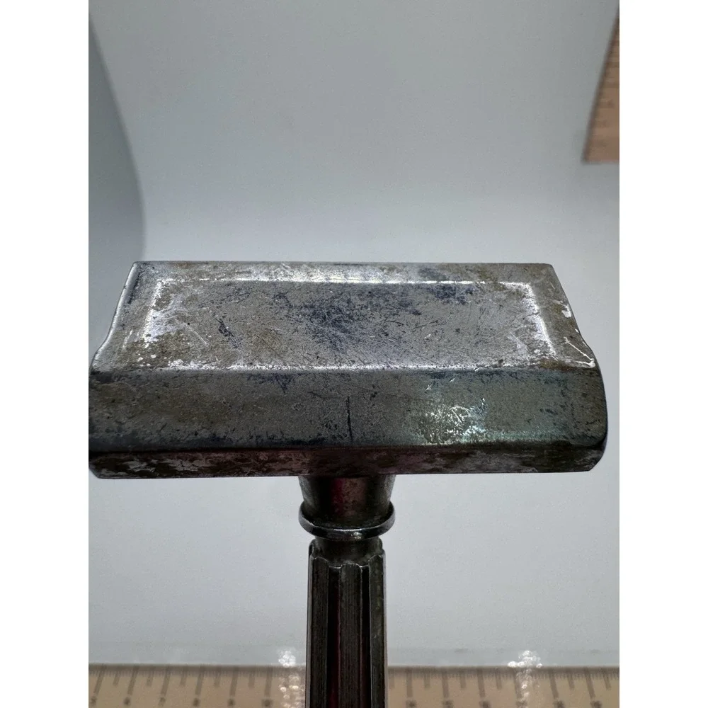 Vintage Gem Micromatic Open Comb Silver Tone Single Edge Safety Razor Operable